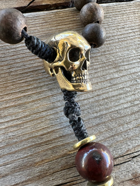 Handcrafted Memento Mori Rosary