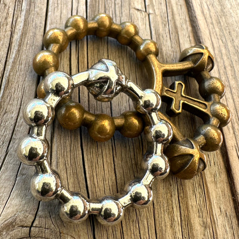 Custom Finger Rosary | Silver