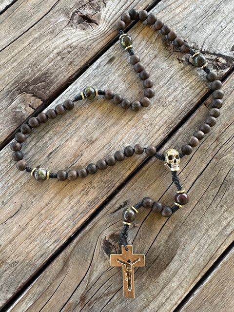 Handcrafted Memento Mori Rosary
