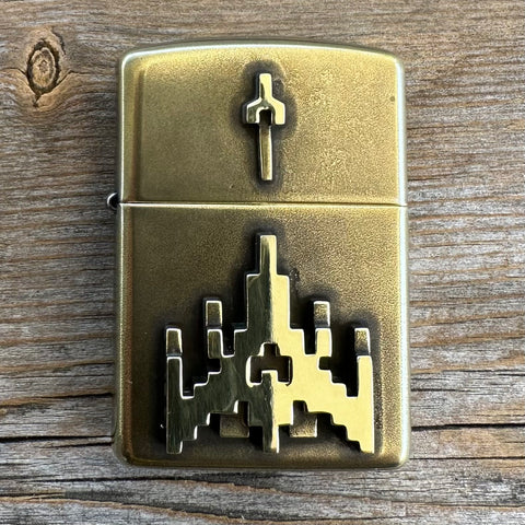 Galaga Tribute | Brass Lighter