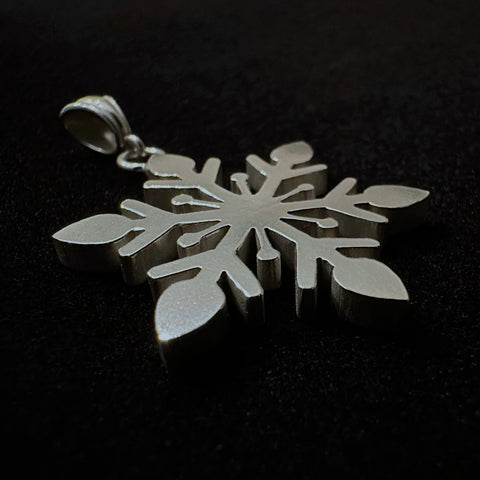 Sterling Silver Snowflake Pendant