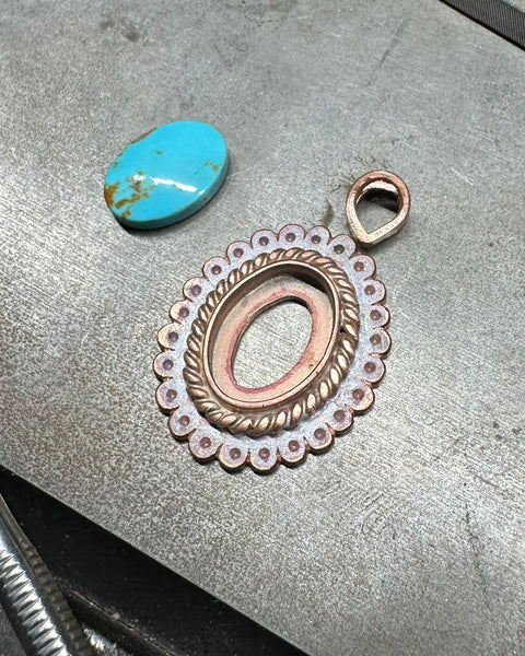 Copper Bloom: Pendant