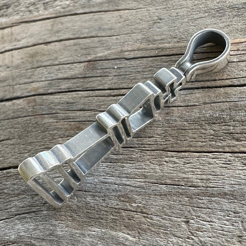 Silver "Checkmate" Pendant