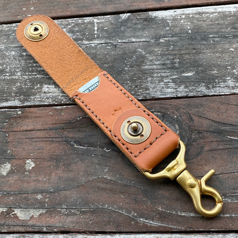 "The Sentinel Keeper" | Leather Keychain
