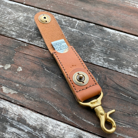 "The Sentinel Keeper" | Leather Keychain