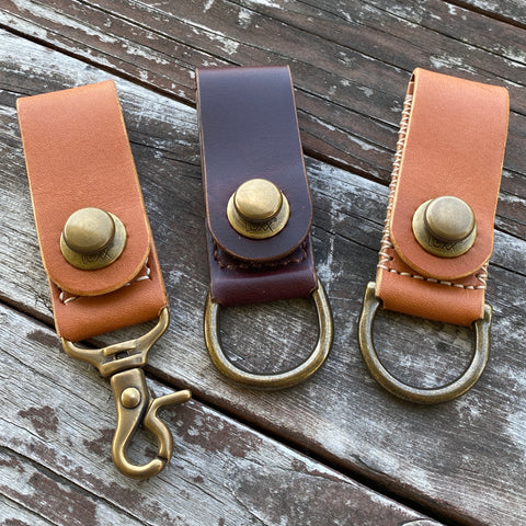 "The Sentinel Keeper" | Leather Keychain