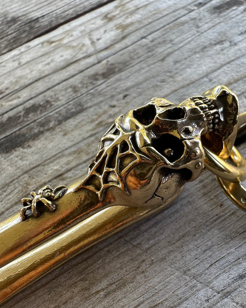 Custom Halloween Brass Belt Hook / Keychain