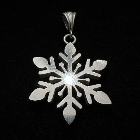 Sterling Silver Snowflake Pendant