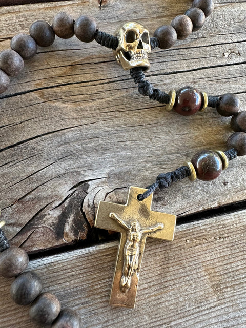 Handcrafted Memento Mori Rosary