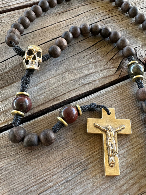 Handcrafted Memento Mori Rosary