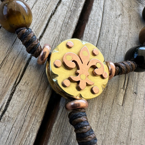Handmade Rosary… worthy of a Knight’s armory