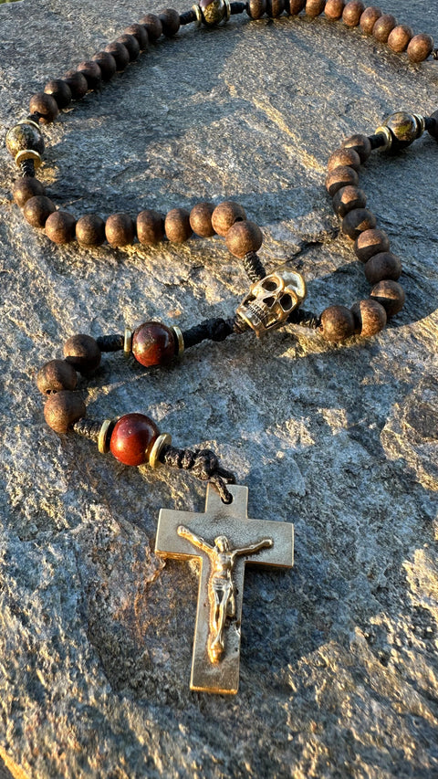 Handcrafted Memento Mori Rosary