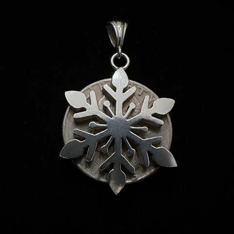 Sterling Silver Snowflake Pendant