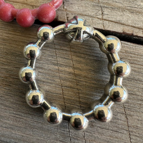 Custom Finger Rosary | Silver