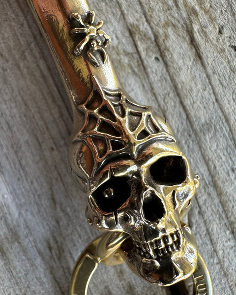 Custom Halloween Brass Belt Hook / Keychain