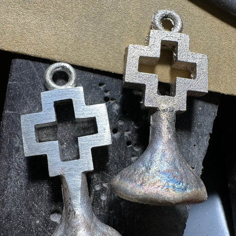 Square Legacy Cross | Sterling Silver