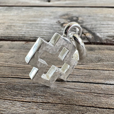 Square Legacy Cross | Sterling Silver