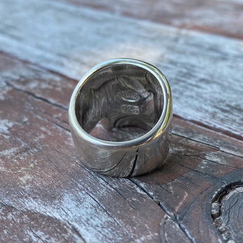 Silver Skull Ring