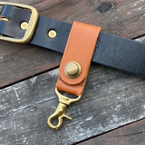 "The Sentinel Keeper" | Leather Keychain