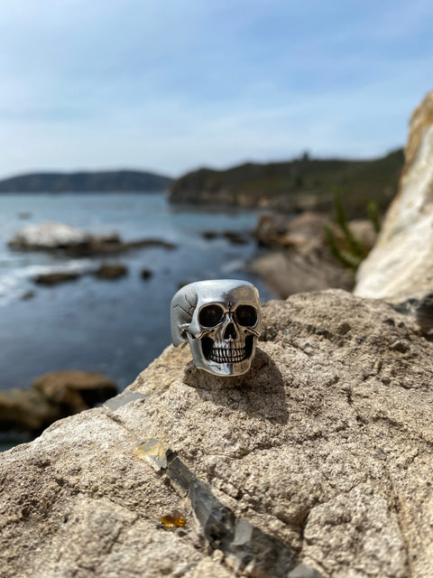 Silver Skull Ring